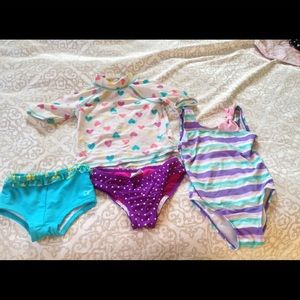 Toddler bathing suit lot